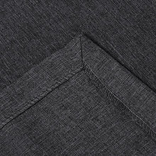 Laneetal Tovaglia da Tavolo Quadrata Antimacchia Protezione Impermeabile Decorazione per Feste Aspetto Lino Lavabile 110 x 110 cm Grigio 0800009