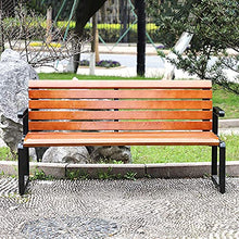 GaoF Panchine da Giardino in Legno massello da Giardino per Esterni, panchine da terrazza, sedie da Portico in Legno anticorrosivo Resistenti alle intemperie per 2-3 Persone da