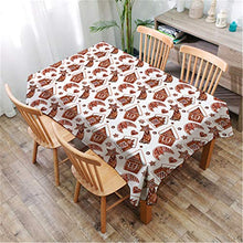 DuangDuang New Christmas serie poliestere calico decorazione casa tovaglia panno