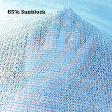 Tende da Sole Ombra Panno 85% Blocchetto di Sun della Maglia della Rete con Occhielli rettangolo in polietilene Tessuto di Maglia for Il Grande Giardino Pergola Patio all'aperto (Dimensioni: 5M × 6M)