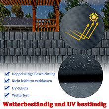 Froadp 10 Pezzi Schermi Divisori e Protettivi Visione Protezione Schermo in Rigido PVC Frangivento Oscurante per Il Giardino Recinto o Balcone 2.5m x 19cm(Antracite)