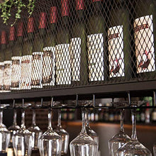 RUXMY Armadietto del Vino Organizza Cucina Bancone Bar Portaoggetti Calici Industriale Capovolto Soffitto Verso Il Basso Portabottiglie Vino Rosso Multifunzione Decorazione Applicazione 80/100/120