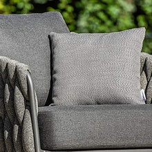 Aimir Set di Mobili da Giardino per Esterni, 6 Pezzi per Il Tempo Libero Sedia Intrecciata con Corda per Balcone Divano da Conversazione Tavolino da caffè Combinazione Patio Giardino Resto Mobili