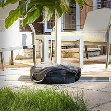 Borsa per il peso di base ombrello Ombrello | Borsa a tracolla rotonda a sbalzo smontabile | Peso del pennone per giardino, patio e balcone | M&W