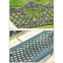 Panca Da Giardino Per Esterni, Panca Da Veranda In Ghisa Per Mobili Da Esterno, Panca Da Terrazza Per Il Tempo Libero In Ferro Antiruggine, Adatta Per Ponte/Prato/Strada