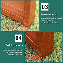 Panchina in Legno Massello Panca da Giardino per Tempo Libero All'aperto, Panchine per Terrazze da Cortile Resistenti Agli Agenti Atmosferici, 2-4 Posti Panchine Decorative per Portici e Prati