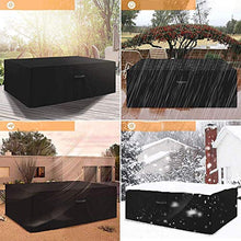Fodere per mobili da giardino, fodere per set di mobili da esterno, fodera anti-sbiadimento resistente allo strappo e resistente ai raggi UV per set di mobili per sedie e tavoli da pranzo all'ape