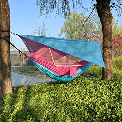 Amaca Tenda Amaca Con Zanzariera Ad Apertura Rapida Automatica Per Esterni Con Tenda Da Sole Impermeabile Set Amaca Pop-up Portatile