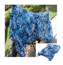 N / A Tessuto Maglia Mimetica Blu 3x4m Rete Mimetica Marina Militare 4x6m Tenda da Piscina Campeggio Giardino Cortile Serra Decorazione Ombrellone Caccia Tiro Decorazione Balcone 6x6m(Size:10x10m)