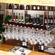 PZW Bancone Bar Bancone Bar Portabottiglie Ristorante Casalinghi Bicchieri da Vino Portabottiglie Retro Iron Art PortabottiglieB, 60 * 35cm
