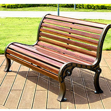 Panchine Da Esterno, Sdraio, Panchine Anticorrosive In Legno Massello, Panchine In Alluminio Pressofuso Con Schienali, Panchine Per 2-3 Persone In Cortile, Adatte Per Parchi E Balconi