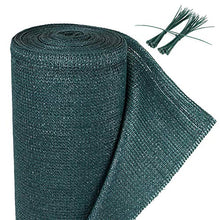 Sol Royal Telo ombreggiante SG 80-2500x100cm - Rete ombreggiante 165 g/m² - frangivento frangivista - Verde - Tessuto HDPE con Fascette - Recinzione in Tessuto per Serra, Giardino e Balcone
