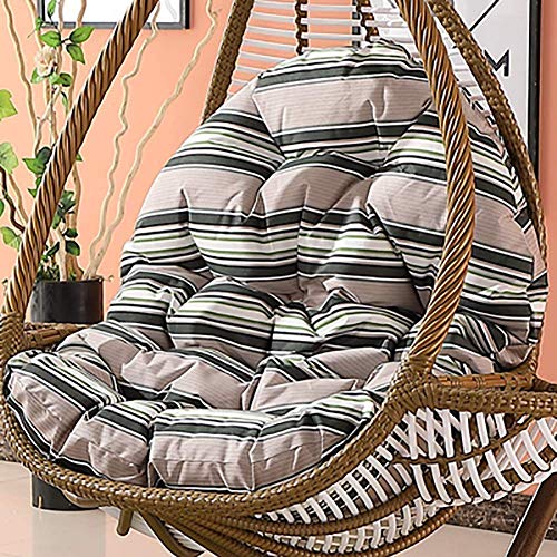 Yxxc Cuscino per Sedile sospeso, Cuscino per Sedia in Vimini Altalena Impermeabile Balcone Patio Giardino, Cuscino per Sedia Altalena Cuscino per Sedia in Vimini Amaca Tessuto B 186x86cm