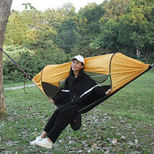 Amaca Materiale Paracadute Multifunzionale Parasole Amaca Portatile A Prova Di Insetti Altalena Da Campeggio Per Esterni 290x145cm