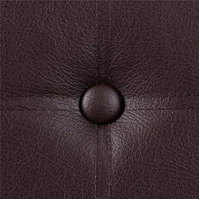 ASDFGHJKL Stoccaggio Sgabello, di Cuoio di Immagazzinaggio Panca Rettangolare con Mobili di Risparmio Coperchio-Space per Coperte, Scarpe