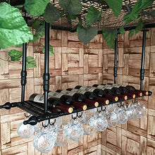 Cremagliera del Vino Portabottiglie Galleggiante e portabottiglie a Parete per Cucina, Sala da Pranzo, Bar, Cantina/portabottiglie per Vino a Parete