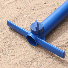 BESTOMZ Base per ombrellone da avvitare 38cm (Blu)