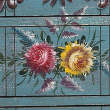 Armadietto per cassetti Armadietto per cassetti Armadietto per Soggiorno Armadietti retrò Cassettiera in Legno massello Cassettiera (Colore: Blu Dimensioni: 91,5x35,5x87,5 cm)