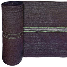 HaGa® - Rete ombreggiante, 3 m x 25 m, colore: Marrone - 60% effetto ombreggiante - Protezione solare - Rete oscurante