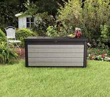 Keter Denali Cuscino Box, 570 Litri, Grigio/Marrone, 151,7 x 72,5 x 70 cm