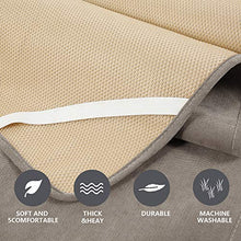 Relax love Copridivano Componibile Impermeabile Velluto 90x180cm Fodera Seduta per Copridivano Angolare,Copripoltrona Fodera Divano Combinazione Antiscivolo in Gomma (Khaki, 90x180cm)