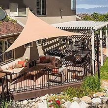Rete ombreggiante Triangolo della Vela del Parasole, Panno Tessuto Resistente Ai Raggi UV per Posto Auto Coperto in Giardino (Size : 3.6×3.6×3.6M)
