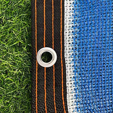 Senza marchio DANDAN Ombra Rete Addensata Crittografia Crema Solare Ombra Isolata Balcone/Patio/Famiglia Bordo A Quattro Righe Bande Blu E Bianche 8 Pin (Size : 5 * 5m)