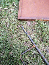 Zen Man 031925-2 - Paravento da Giardino, in Metallo ruggine, 150 x 50 cm