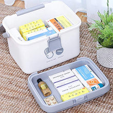 MYHZH Portatile Leggero Medicina Storage Box, sigillato Contro Polvere e umidità, Adatto a Famiglia Medicina Box e Medicina all'aperto Scatole
