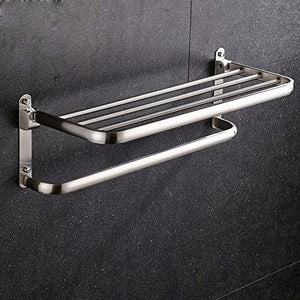 MBYW, portasciugamani moderno e minimalista, portasciugamani da bagno, porta asciugamani in acciaio inox, portasciugamani pieghevole, adatto per bagno, camera da letto, cucina