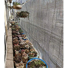 XISENOCI Reflektierendes Aluminet Shade Sail, Sunblock Panel Cover, UV-beständig für Gartenterrasse, Silber, 3M x 5M