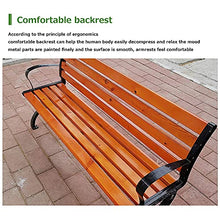 GaoF Panchine da Giardino all'aperto Panchina da Giardino per Il Tempo Libero, panchine da Cortile in Metallo Resistenti alle intemperie e alla ruggine, Comoda panchina 2-4 posti, panchine Decorative