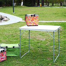 Tavolo da picnic all'aperto Pieghevole da campeggio da campeggio giardino da giardino da campeggio tavolo in alluminio telaio portatile Pieghevole Pieghevole Picnic Tabella 31.4 Bbq Party Table
