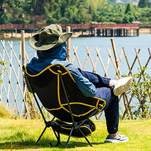 LHY Sedia da Campeggio, Sedia Pieghevole Leggera Portatile per Lo Zaino in Spalla, l'escursionismo, Il Picnic, la Pesca e la Visione di Partite di Calcio