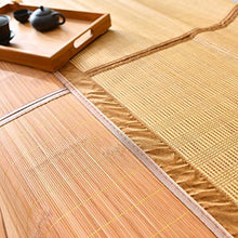 WangQ Materassino Fresco, Stuoia di Paglia Stuoia Estiva Materassino Letto Singolo Letto Matrimoniale Pieghevole Camera da Letto Multifunzione, 4 Dimensioni  (Size : 1.5×1.95m)
