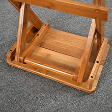 Sgabello pieghevole per doccia, in legno, quadrato, in bambù, per uso domestico, per doccia, poggiapiedi pieghevole, per adulti, bambini, disabili, anziani