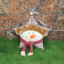 Zhouzl Casa & Giardino Cuscino for Divano da Auto a Forma di Stella del Pupazzo di Neve Casa & Giardino
