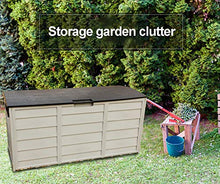 Cassapanca Da Esterno Baule Rattan Cassa Panca Portattrezzi Giardino Copri Bidoni Immondizia Portabidoni Spazzatura Madie Panchina Scatola Di Immagazzinaggio All'Aperto Ideale,Smallwoodgraingreen