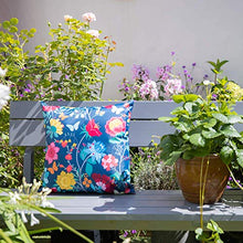 Celina Digby® Cuscino da giardino impermeabile per esterni in fibra cava, dimensioni 43 x 43 cm, 43 x 43 cm, notte di mezza estate