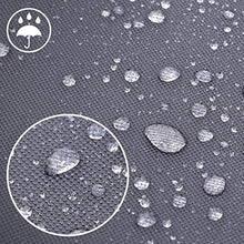 SONGMICS Copertura per Mobili da Giardino, Copertura Protettiva in Tessuto Oxford 600D Impermeabile e Anti-dissolvenza per Tavoli e Sedie all’Aperto, 200 x 160 x 70 cm, Grigio Scuro GFC91G