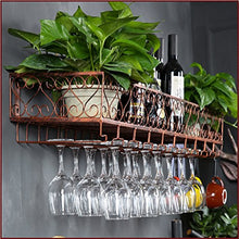 HTDZDX Mensola antiruggine per Vino, mensole, ristoranti, cucine, Nero, Bronzo (Color : Bronze, Size : 80 * 25cm)