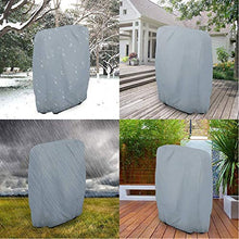 Mobili Da Giardino Copertura Della Sedia Coperture Mobili Per Esterni Di Copertura Pieghevole Seat Cover Garden Outdoor Antipolvere Impermeabile Heavy Duty Resistente Per Prato Mobilia Del Patio Grey