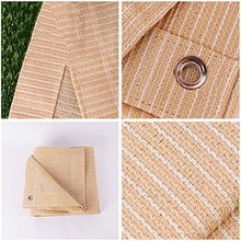 JIANFEI Balcone Frangivista Telo Privacy, Casa Crittografia Ispessita Copertura Protettiva Resistente alle Intemperie Punch Crema Solare, 56 Dimensioni Personalizzabile (Color : Beige, Size : 0.7x6m)
