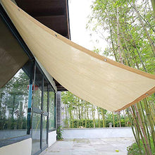 Vicareer Rete Ombreggiante 90% Vela Ombreggiante Telo Parasole,Impermeabile,Protezione UV,Tenda A Vela Frangivista per Giardino Balcone Terrazza,Beige(2X3M)