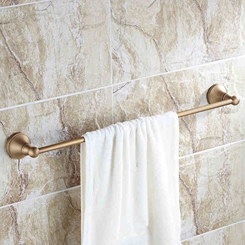 MBYW, portasciugamani moderno e minimalista, portasciugamani in rame, portasciugamani singolo, stile europeo, da appendere alla parete, vintage, adatto per bagno, camera da letto, cucina