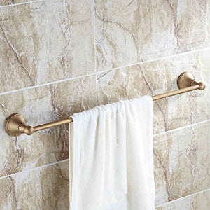 MBYW, portasciugamani moderno e minimalista, portasciugamani in rame, portasciugamani singolo, stile europeo, da appendere alla parete, vintage, adatto per bagno, camera da letto, cucina