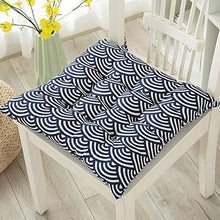 Pillowcase 2er Pack Cuscino per Sedile Cuscino reclinabile Cuscino per Sedia da Giardino Cuscino per Schienale Cuscino per Schienale Basso per sedie da Ufficio e Uso Domestico (Triangolo, 30 * 30)
