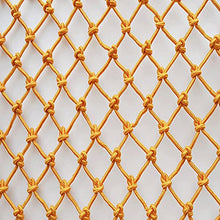 WaiMin Campo da giuoco decorativo della rete della corda della rete di anticorruzione della rete di nylon della corda di sicurezza dei bambini della rete decorativa gialla della corda dei bambini WaiM
