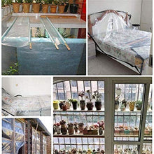 MHBGX Grande Tela Cerata Resistente, Teloni, Tela Cerata Trasparente Morbida Pe Panno Antipioia Antivento Bonsai Auto Tela Cerata Copertura Piante da Giardino Mantenere Caldo Film Copertura Serra,Chi