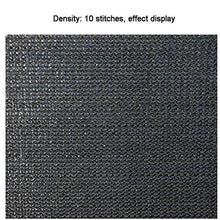 XIAOXIAO Rete ombreggiata Parasole Mesh-10 Pin Crittografia Ispessimento Tenda Termica Tessuto per Protezione Solare Casa Balcone Giardino Auto Fiore Tenda da Sole Nero (Size : 3x10m)